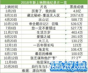 紀錄片部落-高清紀錄片下載:什么樣的紀錄片適合大銀幕？| 2018年度紀錄片不雅察